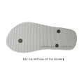 Baratos baratos Flip Flop 2016 baratos de goma blanco flip flops